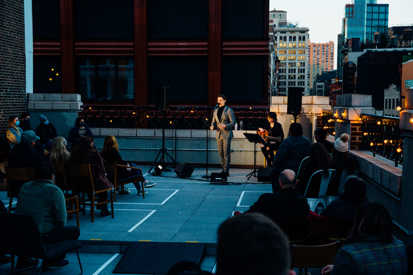 Photo Flash: Lauren Patten and Derek Klena Sing from The Rooftops with TodayTix Image