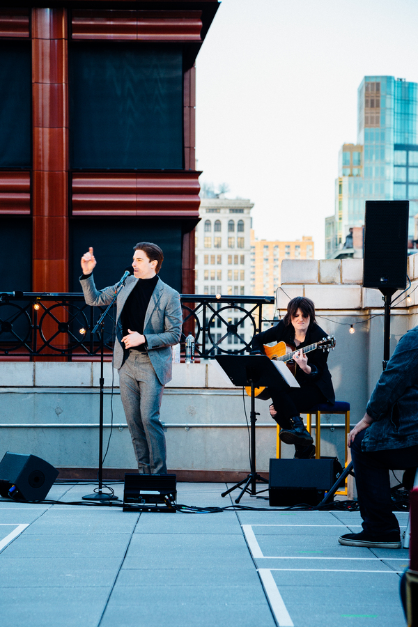 Photo Flash: Lauren Patten and Derek Klena Sing from The Rooftops with TodayTix Image