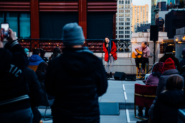 Photo Flash: Lauren Patten and Derek Klena Sing from The Rooftops with TodayTix Image