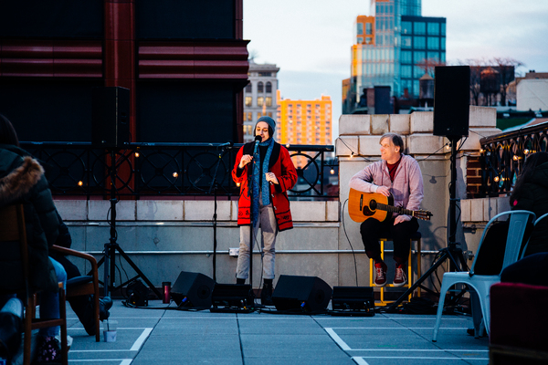 Photo Flash: Lauren Patten and Derek Klena Sing from The Rooftops with TodayTix Image