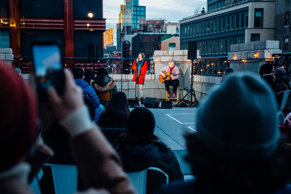 Photo Flash: Lauren Patten and Derek Klena Sing from The Rooftops with TodayTix Image