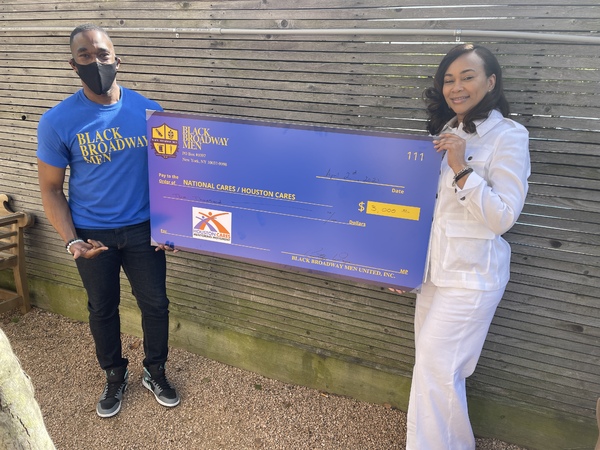Photo Flash: BLACK BROADWAY MEN Provide Disaster Relief Funds to Those Affected by Texas Snowstorm Image