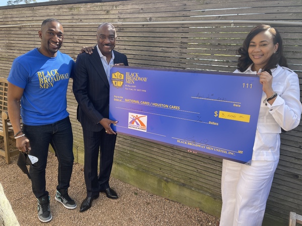 Photo Flash: BLACK BROADWAY MEN Provide Disaster Relief Funds to Those Affected by Texas Snowstorm Image