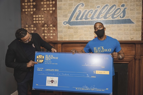 Photo Flash: BLACK BROADWAY MEN Provide Disaster Relief Funds to Those Affected by Texas Snowstorm Image
