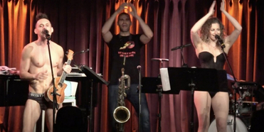 VIDEOS: The Skivvies Return to the Green Room 42 With Matt Doyle, Nate Hopkins, and Diana Photo