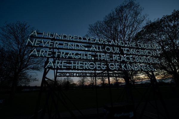 Peace Poem by Robert Montgomery Photo