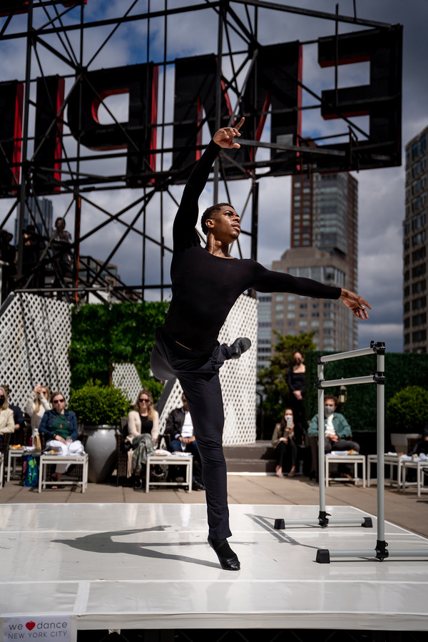 New York City Ballet''s Christopher Grant dances David Fernandez''s Winston Churchill Photo