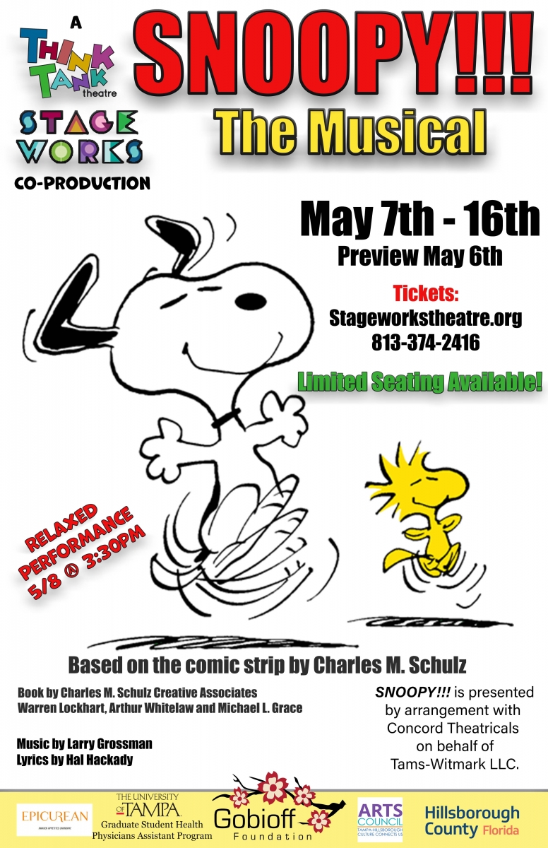 BWW Previews: THINKTANK THEATRE DEBUTS SNOOPY THE MUSICAL at Stageworks Theatre 