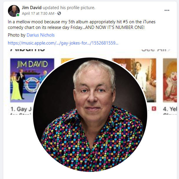 Interview: Jim David of GAY JOKES FOR STRAIGHT CRUISERS Image