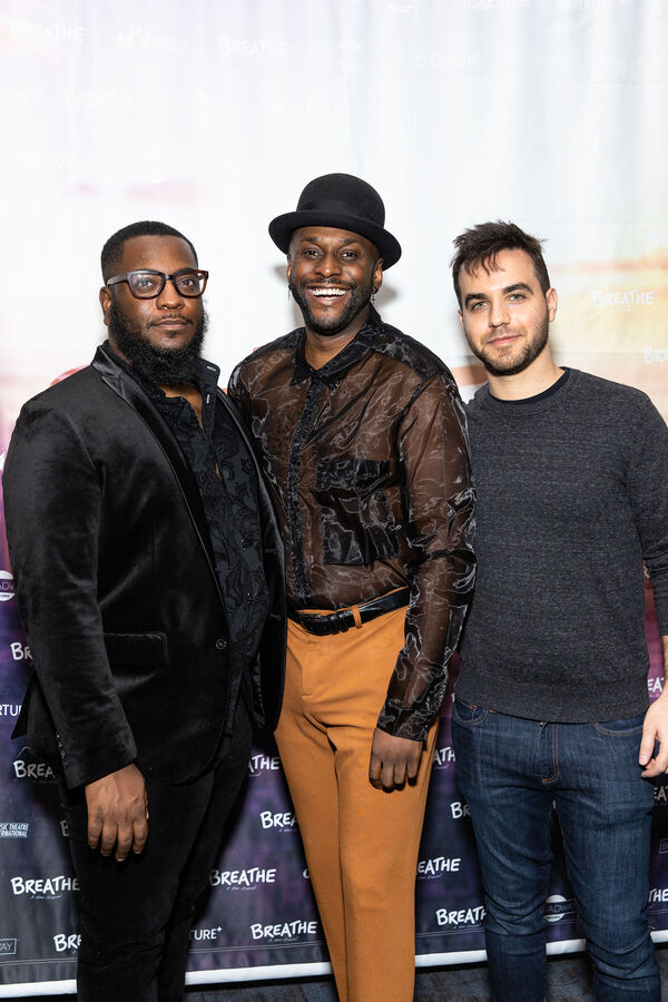 "Fatigue" director Zhailon Levingston and Composers Douglas Lyons and Ethan Pakchar  Photo