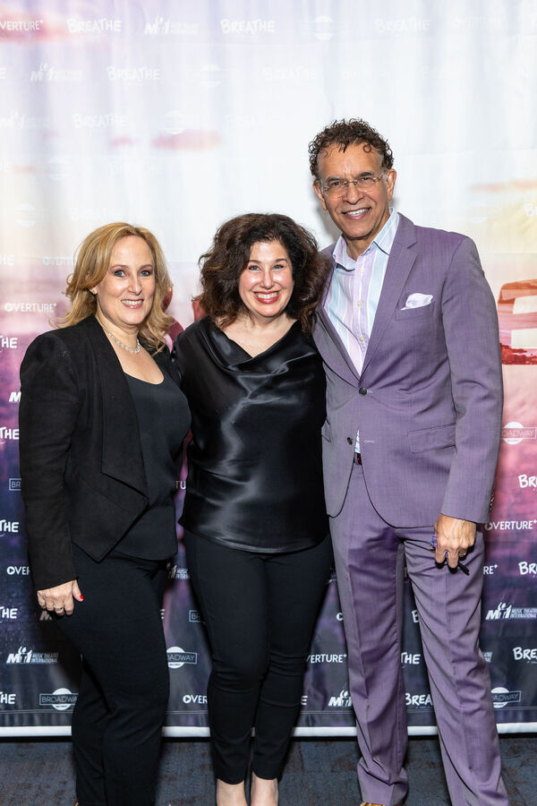 Zina Goldrich, Marcy Heisler and Brian Stokes Mitchell  Photo