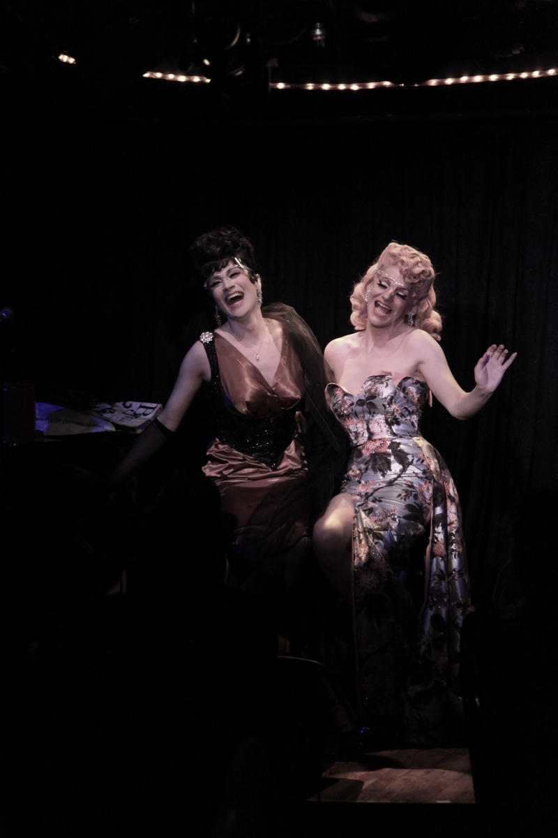 Photo Flash:  Gloria Swansong & Maxie Factor Sparkle With Glamour in A NIGHT OF ESCAPE at Don't Tell Mama 