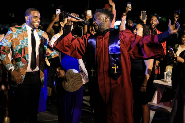 Photo Flash: Charity Angel Dawson, Nick Rashad Burroughs & More Celebrate Opening of THE BLUES BROTHERS at Radial Park Image