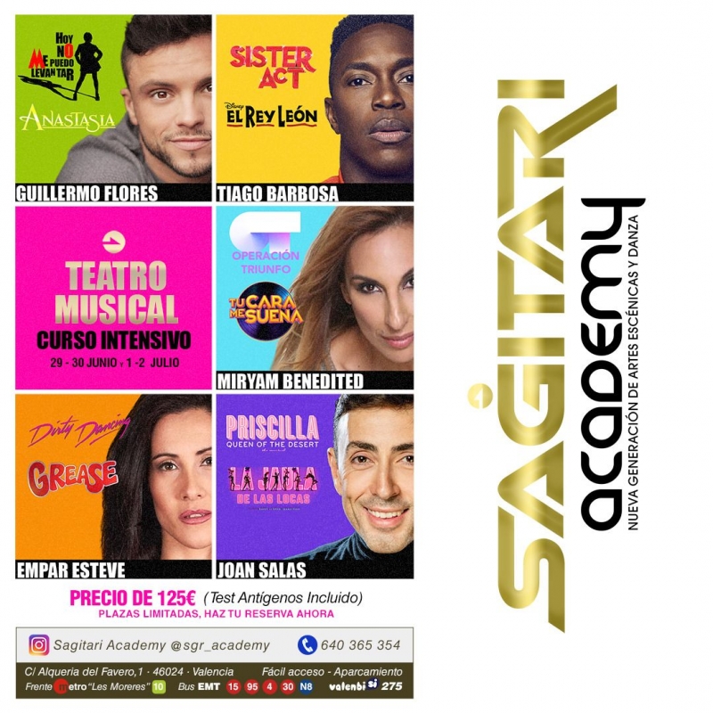 SGR Academy ofrece un curso de Teatro Musical en Valencia Image