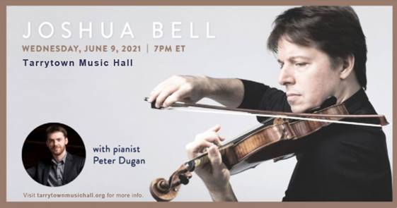 BWW Previews: JOSHUA BELL at Tarrytown Music Hall On June 9th, 2021  Image