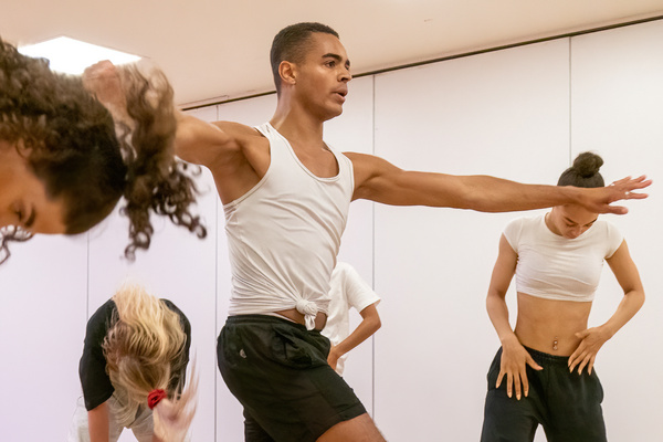 Photo Flash: Layton Williams Rehearses Dance Routine For WEST END MUSICAL CELEBRATION - Live At The Palace Image