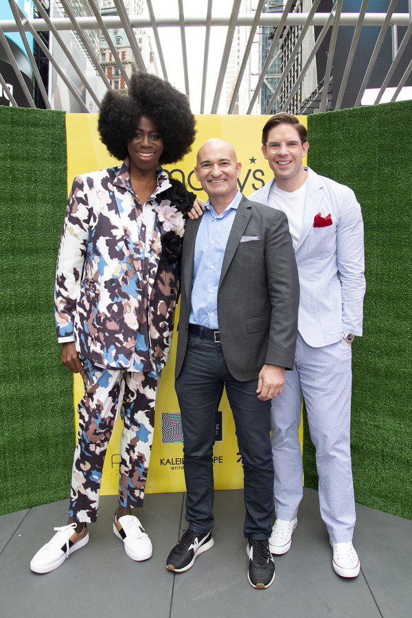 Miss J Alexander and Frank DiLella with Bobby Amirshahi Photo