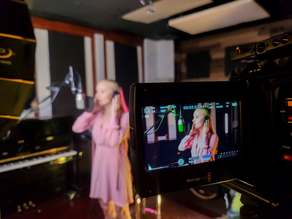 Photo Flash: Johanna Telander, Kristi Roosmaa, and Quentin Garzón Head Into The Studio For KALEVALA THE MUSICAL Recording Session Image