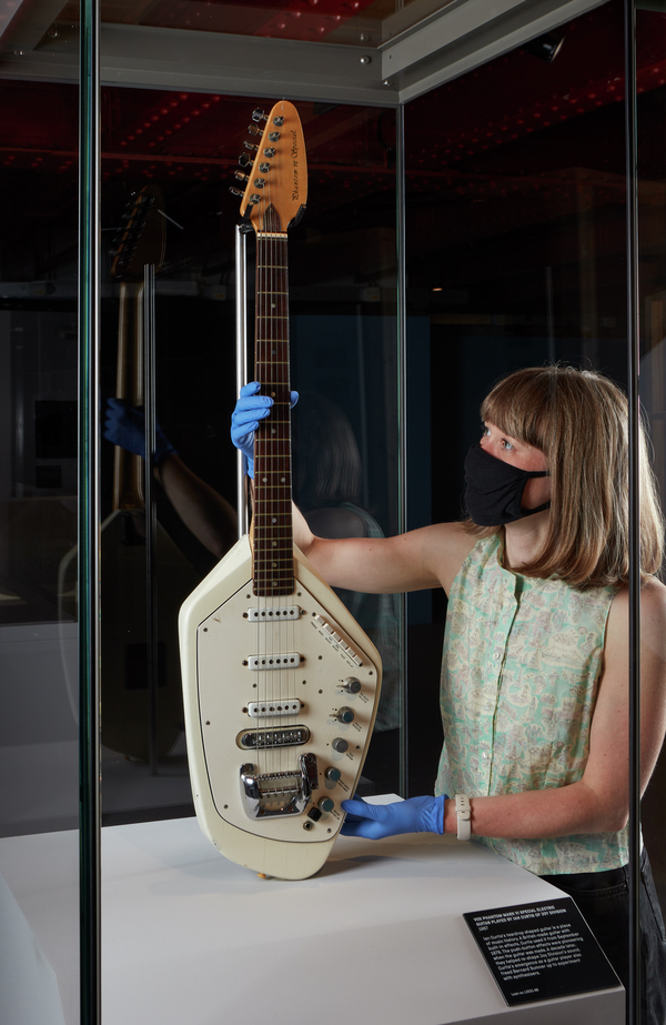 Photo Flash: Ian Curtis' Iconic Guitar Returns To Manchester For Exhibition Image