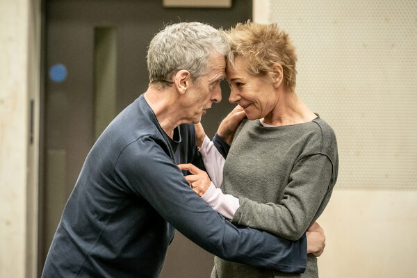 Photo Flash: In Rehearsal For CONSTELLATIONS, With Zoe Wanamaker and Peter Capaldi Image