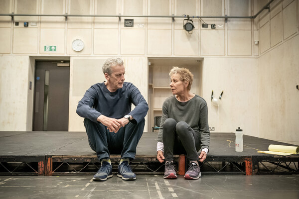 Photo Flash: In Rehearsal For CONSTELLATIONS, With Zoe Wanamaker and Peter Capaldi Image