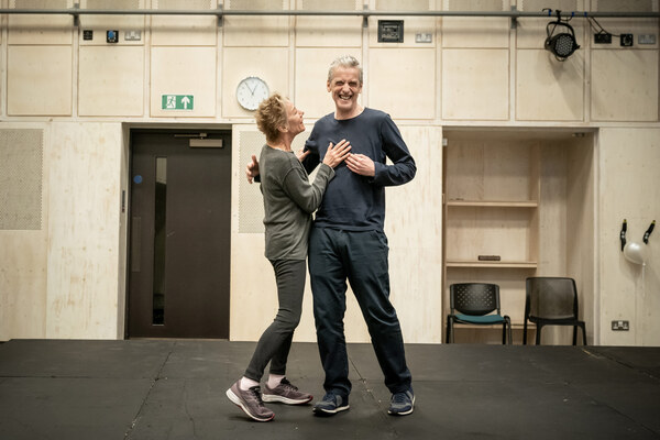 Photo Flash: In Rehearsal For CONSTELLATIONS, With Zoe Wanamaker and Peter Capaldi Image
