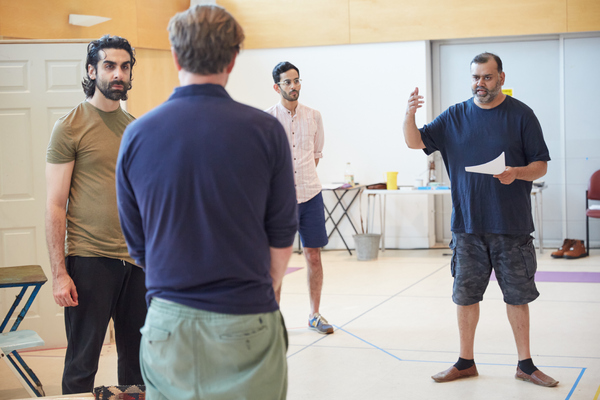 Photo Flash: Go Inside Rehearsals for THE INVISIBLE HAND at Kiln Theatre Image