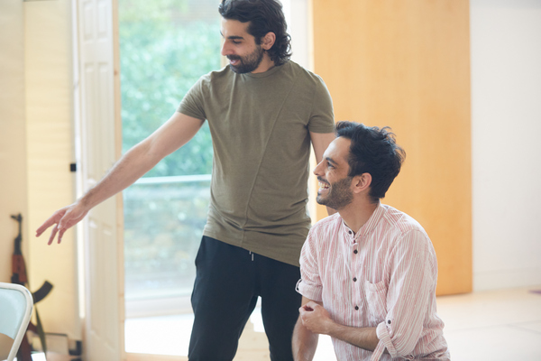 Photo Flash: Go Inside Rehearsals for THE INVISIBLE HAND at Kiln Theatre Image