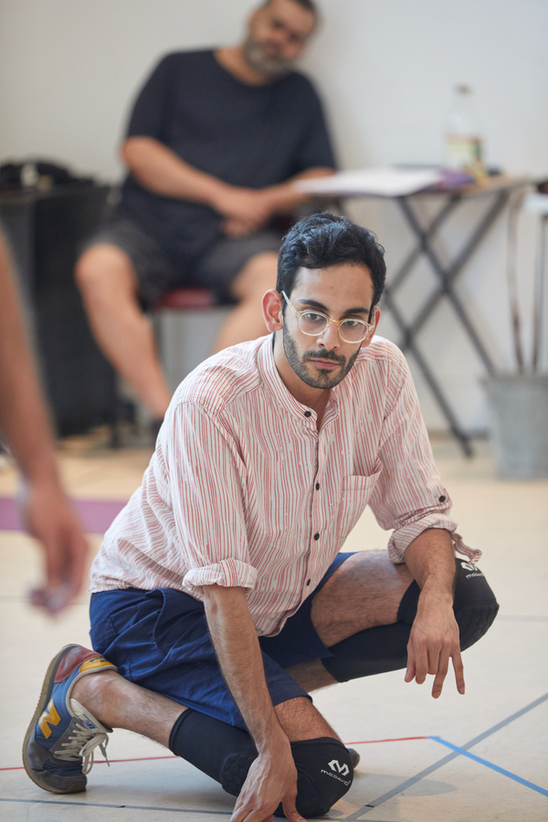 Photo Flash: Go Inside Rehearsals for THE INVISIBLE HAND at Kiln Theatre Image