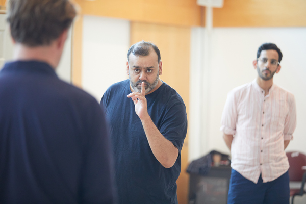 Photo Flash: Go Inside Rehearsals for THE INVISIBLE HAND at Kiln Theatre Image