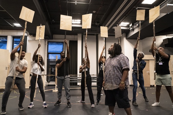 Photos: Rehearsals for Shakespeare in the Park's MERRY WIVES; Increased Audience Capacity Image