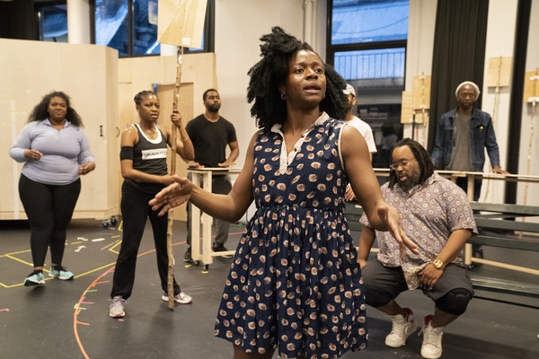 Photos: Rehearsals for Shakespeare in the Park's MERRY WIVES; Increased Audience Capacity 