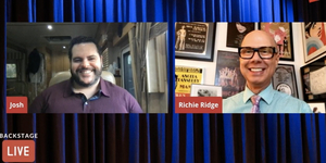 CENTRAL PARK's Josh Gad Visits Backstage LIVE with Richard Ridge- Watch Now! Video