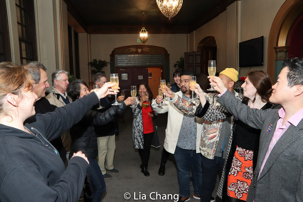 A closing night toast to the San Francisco Playhouse run of Jeanne Sakata?s HOLD THES Photo