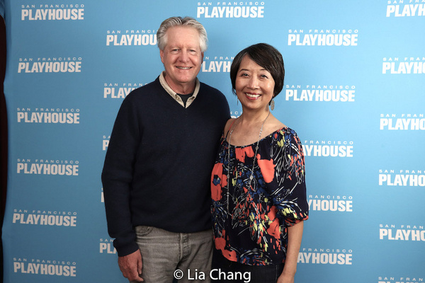 Tim Patterson and his wife, Actress and Playwright Jeanne Sakata Photo