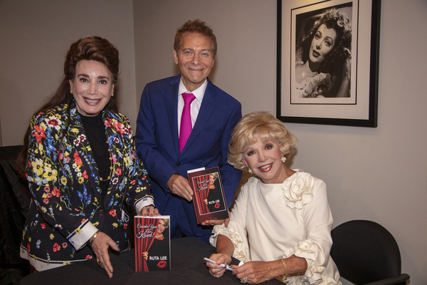 Host Donelle Dadigan, Michael Feinstein and Ruta Lee Photo