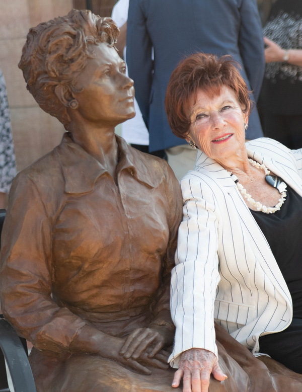 Photos: Hometown Theater Honors Marion Ross With Bronze Statue 