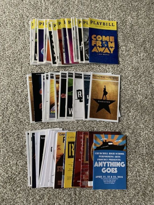 Student Blog: My Theatre Journey: Reminiscing on Some of my Favorite Show Programs 