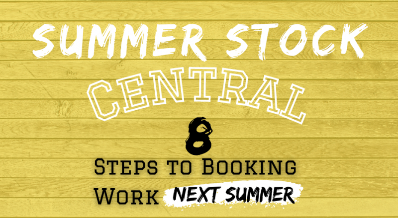 Student Blog: Summer Stock Central: Step #3 | Find The Auditions 