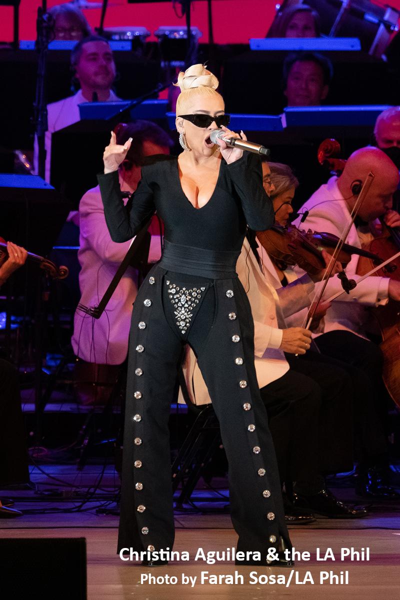 Review: Christina Aguilera Hits It Out Of Bowl With The LA Phil 