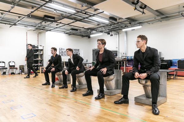 Photos: JERSEY BOYS Rehearses for the West End Image