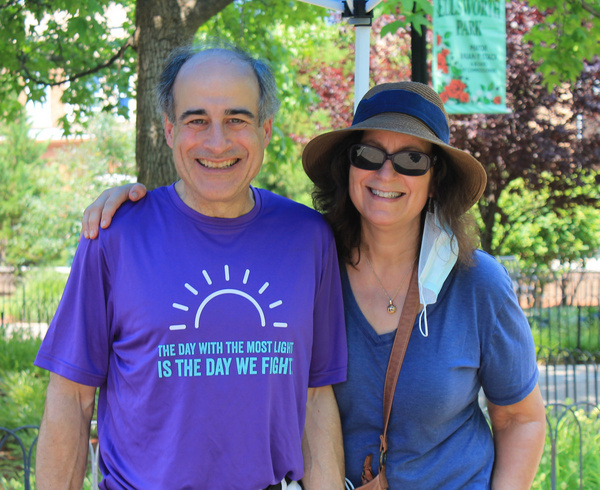 Composer/Playwright (and physicist) Eric B. Sirota and his wife, the artist Cara Lond Photo