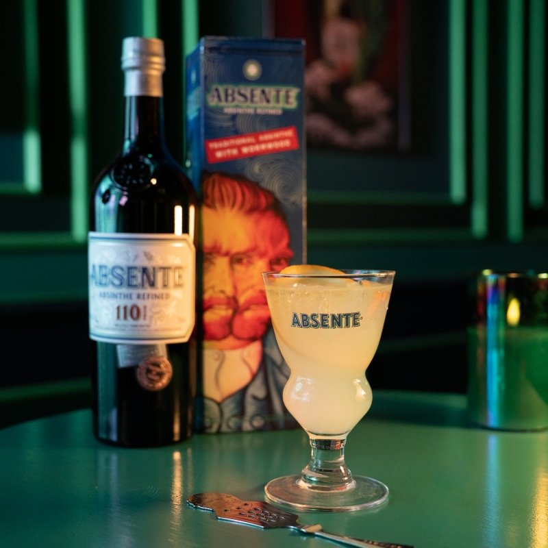 ABSENTE ABSINTHE REFINED and Van Gogh-Ideal Together 