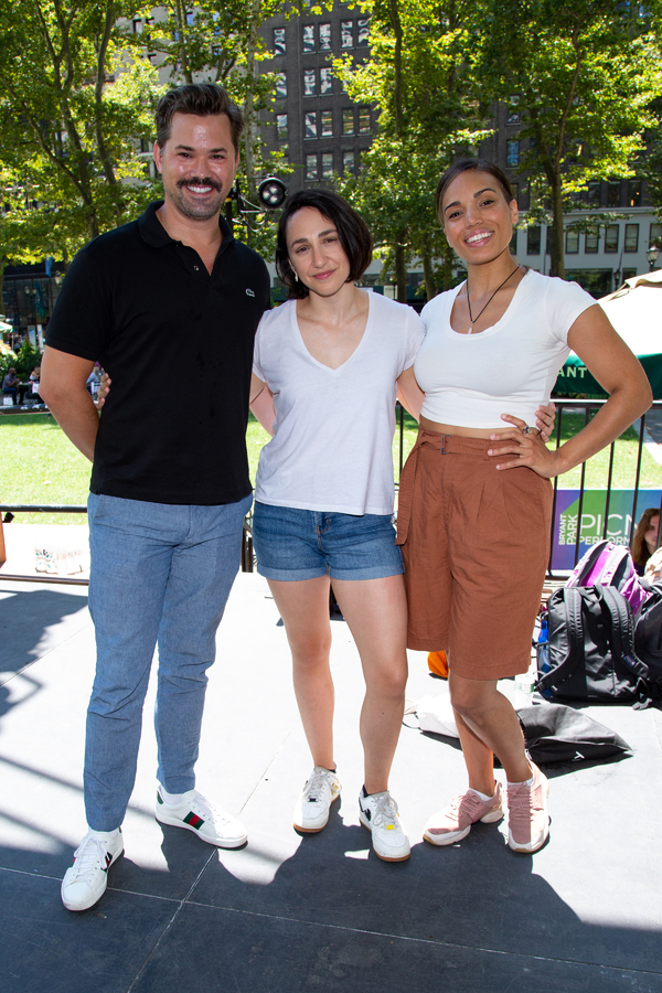 Photos: Betsy Wolfe, Andrew Rannells & More Kick Off BroadwayEvolved Initiative at Bryant Park Image