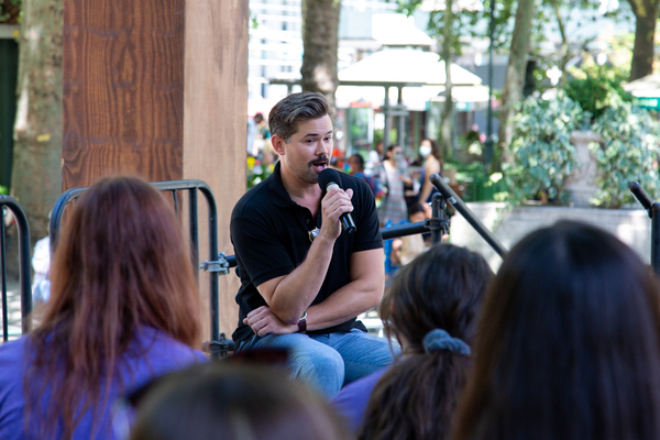 Photos: Betsy Wolfe, Andrew Rannells & More Kick Off BroadwayEvolved Initiative at Bryant Park Image