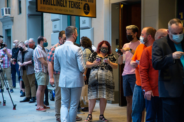 Photos: PASS OVER, the First Broadway Play to Return, Celebrates First Preview! Image