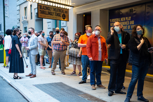 Photos: PASS OVER, the First Broadway Play to Return, Celebrates First Preview! Image
