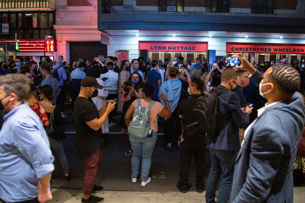 Photos: PASS OVER, the First Broadway Play to Return, Celebrates First Preview! Image