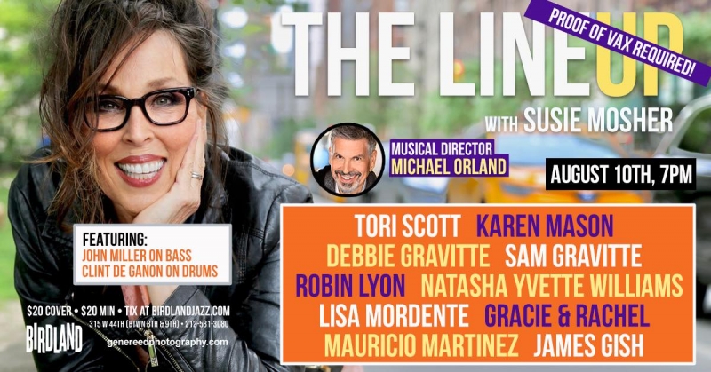 Photo Flash: Stewart Green Photographs August 3rd THE LINEUP WITH SUSIE MOSHER at Birdland Image