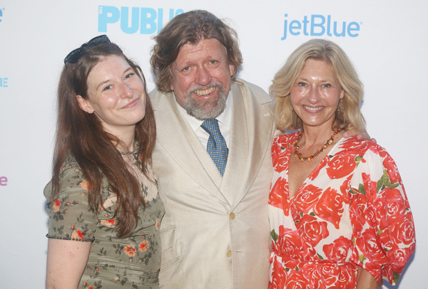 Kylie Brown, Oskar Eustis and Laurie Eustis Photo